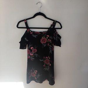Floral Off The Shoulder Dress